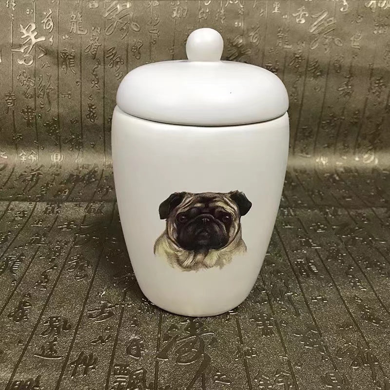 Personalized pet pattern urn