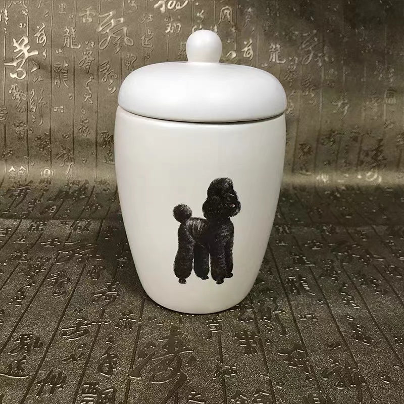 Personalized pet pattern urn