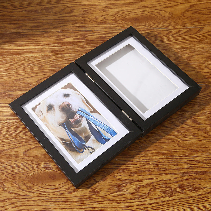 7-inch pet footprint commemorative photo frame