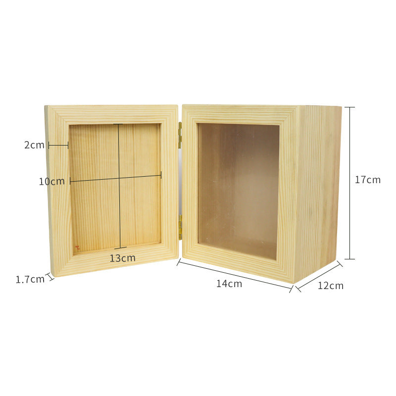 The photo frame urn can accommodate two photos-14*12*17cm