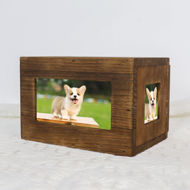 SoulhomesA rectangular urn can be inserted into a photo frame-16cm*10.5cm*10.5cm