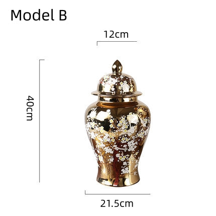 Ceramic adult pet cremation urn