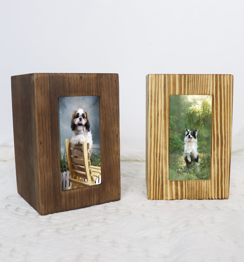 SoulhomesA rectangular urn can be inserted into a photo frame-16cm*10.5cm*10.5cm