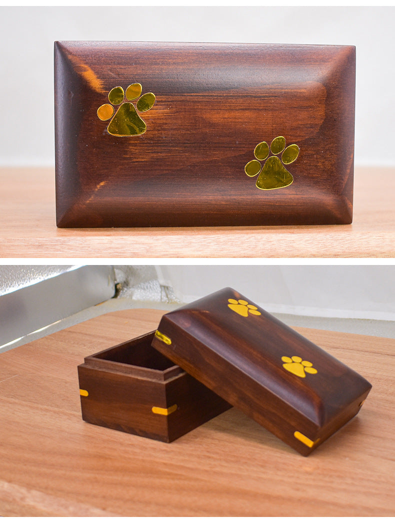 Advanced Pet Coffin Box Wood 12.5*7.6*7.6cm