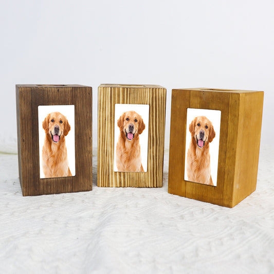 SoulhomesA rectangular urn can be inserted into a photo frame-16cm*10.5cm*10.5cm