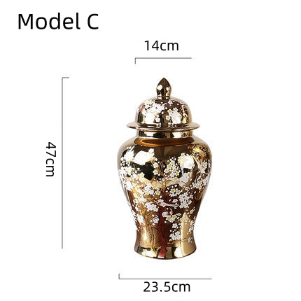 Ceramic adult pet cremation urn