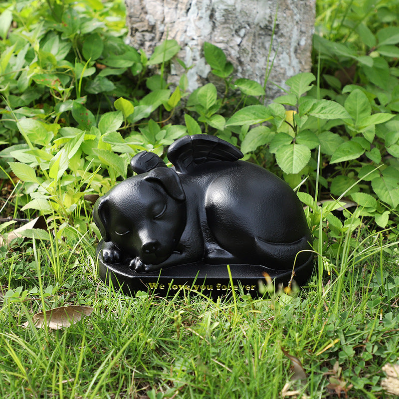 Pet Memorial Angel Cat Sleeping Cremation Urn